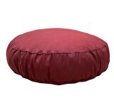 Bolster Minderi & Meditasyon Minderi / Bordo /  Antibakteriyel Duck Kumaş / İkili Set