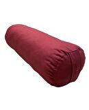 Bolster Minderi & Meditasyon Minderi / Bordo /  Antibakteriyel Duck Kumaş / İkili Set