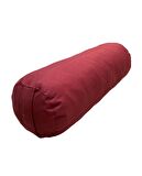 Bolster Minderi & Meditasyon Minderi / Bordo /  Antibakteriyel Duck Kumaş / İkili Set