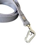 Tutamaçlı Karabinalı Köpek Gezdirme ve Sevk Kayışı - Köpek Tasma Kayışı 150 Cm x 3 Cm