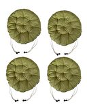 Yuvarlak Tabure Minderi - Puf Minder 4 Adet - 40 CM Çapında