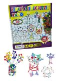 Kelebek Puzzle Yapboz Eğitici Çubuklar Koordinasyon ve Mantık Oyunu - 240 Parça Kutulu