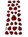 29 Adet Uğur Böceği Sticker Yapıştırma Çeşitli Ölçülerde Uğur Böceği Sticker Uğur Böceği Yapıştırma