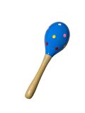 Ahşap Renkli Marakas Bebek Çıngırağı - Ahşap Çıngırak - Bambu Bebek Çıngırak