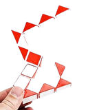Magic Snake 3D Rubik Zeka Küpü Kırmızı Renl Yılan Küp Oyuncak