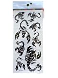 Geçiçi Dövme - Unisex Bel, Kol, Bacak Geçici Dövme - 8 Farklı Model - Temporary Tattoo