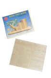 3d Boyanabilir Ahşap Yap Boz Puzzle - Ahşap 3d Disk Atan Adam Kalemlik Maketi