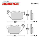 SİNTERLİ ARKA FREN BALATASI / HARLEY D. / XR 1200 / X / 1200cc / ARKA  / 2008-2009-2010-2011-2012