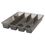 IKEA SMACKER ÇATAL BIÇAKLIK KAŞIKLIK - PLASTİK GRİ