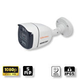 Qromax 4204-1 5 Megapiksel Full HD 1920x1080 Bullet - Dome Güvenlik Kamerası Seti