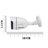 Qromax 4204-1 5 Megapiksel Full HD 1920x1080 Bullet - Dome Güvenlik Kamerası Seti