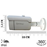 1080p 24 Smd Nano Led 5mp Sony Lens Metal Kasa Güvenlik Kamerası 6224