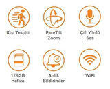 Whome Yapay Zeka Destekli 360° Bebek Kamerası Gece Görüşlü - SBD_2