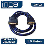 INCA IDV-02 DVI 24+5 TO VGA ÇEVIRICI KABLO