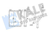 KALORİFER RADYATÖRÜ RENAULT MEGANE 3 2009 FLUENCE 2009 1.4 165 1.5DCI 1.6 165 271156272R