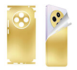Xiaomi Poco C61 için uyumlu 360 full arka ve yan kaplama koruma sticker - Aynalı Gold