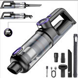 Turbo Digital 120w ultra emiş araç ev araba süpürgesi Çok uzun şarj süresi Turbo Çift Motor