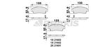 ON FREN BALATASI TOYOTA COROLLA 1993-1998 ENJ (AE100 AE101 KASA) CORONA CARINA AT191 92-97 RAV 4 97-