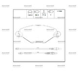 FREN BALATA C5 2 2004-2008 / C5 1 2001-2004 2.0 165 FİŞLİ ÖN 425215