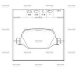 FREN BALATA LINEA 2007 / ALFA 147 2001-2010 / 500L 2012 ARKA 9948338