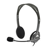 Logitech H111 981-000593 Stereo Mikrofonlu Headset Gri