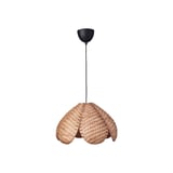 Sarkıt lamba , rattan-siyah, 45 cm