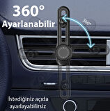 Darbe emici titreşim engelleme özellikli araç içi telefon tutucu havalandırma petek telefon tutucu
