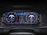 Skoda Fabia hayalet ekran digital ekran koruyucu için full kaplama nano tempered ekran koruyucu 