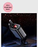 BMW, Mercedes, Audi, Volkswagen Araçlar için 4’ü 1 Arada Hızlı Şarj Cihazı