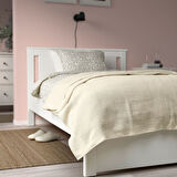 Yatak örtüsü, natürel, 150x250 cm