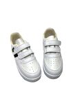 Çocuk Sneaker Spor Ayakkabı BEYAZ-SİYAH
