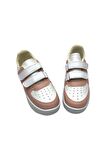 Çocuk Sneaker Spor Ayakkabı BEYAZ - PUDRA