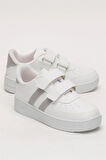 Çocuk Sneaker Spor Ayakkabı BEYAZ - FÜME