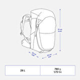 Çocuk Outdoor Sırt Çantası - 7/15 Yaş - 28 L - Mavi - MH500