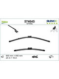VALEO SILENCIO X TRM FLAT BLADE VM445 (X2) / (600+400 MM) REN TWINGO 07 2008-C3 PICASSO