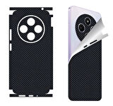 Xiaomi Redmi 14c için uyumlu 360 full arka kaplama koruma sticker KARBONFİBER