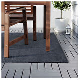 Büyük halı, koyu gri, 160x230 cm