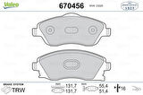 ÖN BALATA COMBO C-CORSA C 1.3-1.7 CDTI 2001 MERIVA 2003 TIGRA 2004 1605081 93176114 1605974 1605092