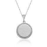 Gümüş Ayetel Kürsi Kadın Kolye