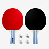 2'li Raket + Top Seti - ITTF Okul - 3 Yıldız - TTR 100