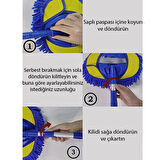 Mikrofiber teleskopik araba yıkama fırçası uzayabilir çizmeyen özel mikrofiber kumaş