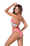 Çift Renk Straplez Bikini Takım 