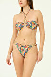 Straplez Aksesuarlı  Bikini Takım 
