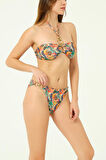 Straplez Aksesuarlı  Bikini Takım 