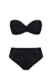 Dönmeli Yüksek Bel Bikini Takım 