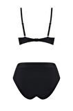 Dönmeli Yüksek Bel Bikini Takım 