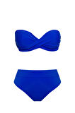 Dönmeli Yüksek Bel Bikini Takım 