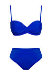 Dönmeli Yüksek Bel Bikini Takım 
