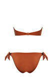 Aksesuarlı Straplez Bikini Takım 