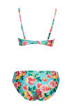 Straplez Desenli Bikini Takım 